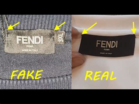 fake fendi shirt vs real|Fendi authenticity card.